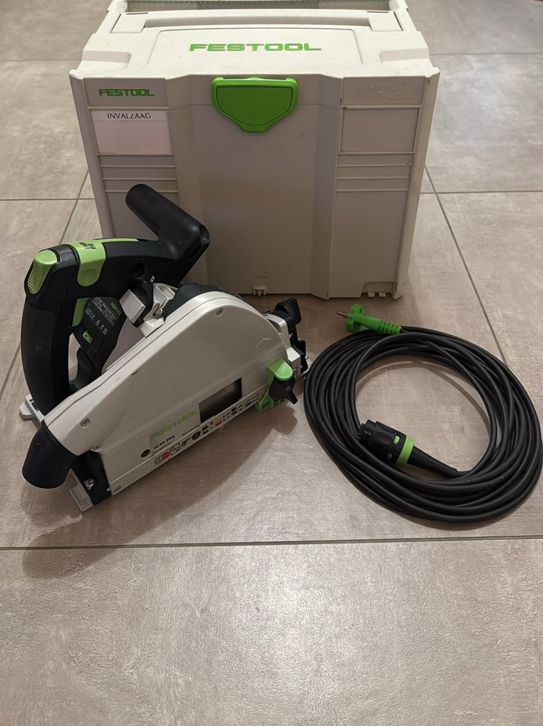 FESTOOL TS 55 EBQ INVALZAAG