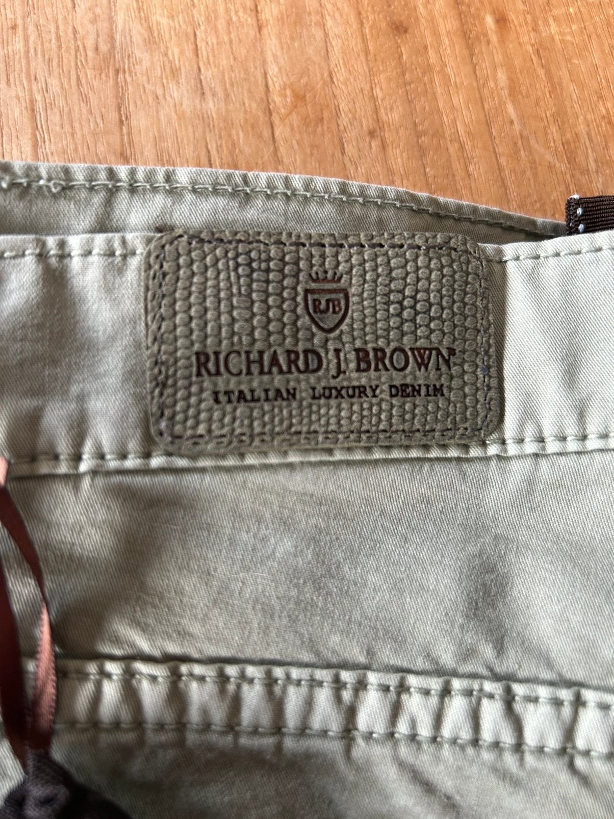 Richard J. Brown broek valt als maat 32 groen, Ophalen of Verzenden, Nieuw, Maat 48/50 (M), Groen