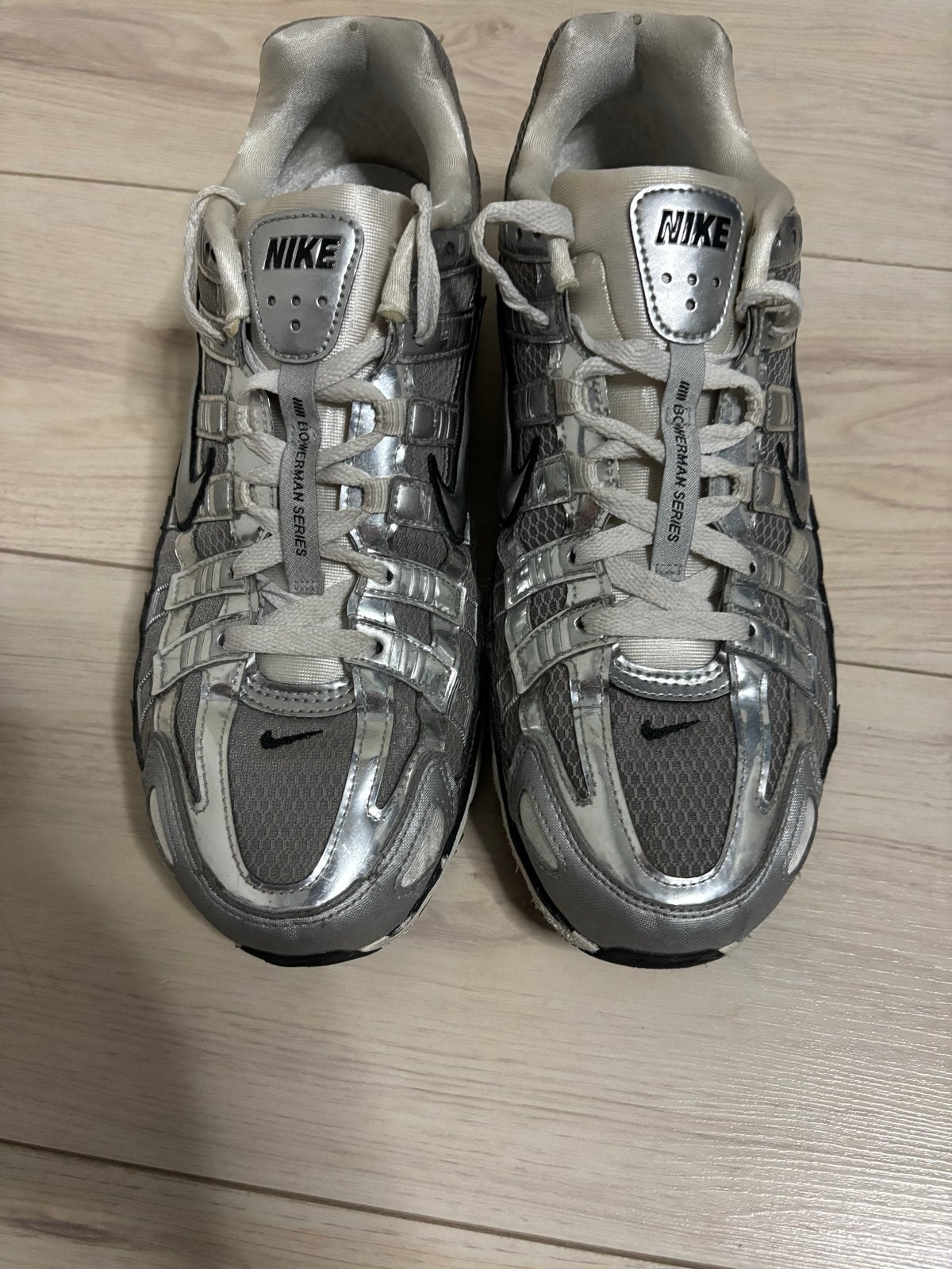 Nike p6000 Series Sneakers - Zilver/Grijs maat 46, Ophalen of Verzenden, Gedragen, Sneakers of Gympen