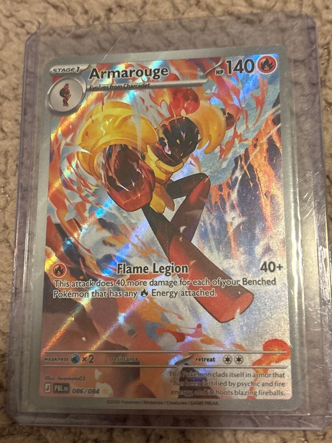 Armarouge 086/198 Scarlet & Violet Pokémon kaart, Ophalen of Verzenden, Zo goed als nieuw, Losse kaart