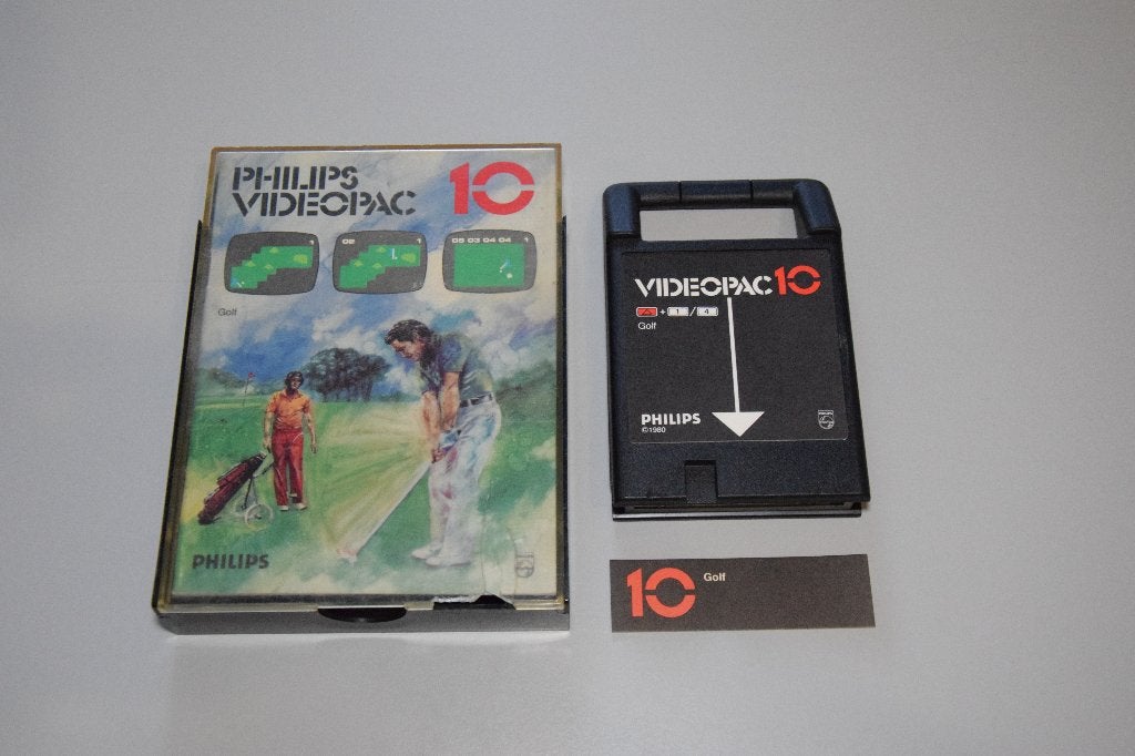 Philips Videopac : Golf (10), Spelcomputers en Games, Gebruikt, 2 spelers, Ophalen of Verzenden, Vanaf 3 jaar