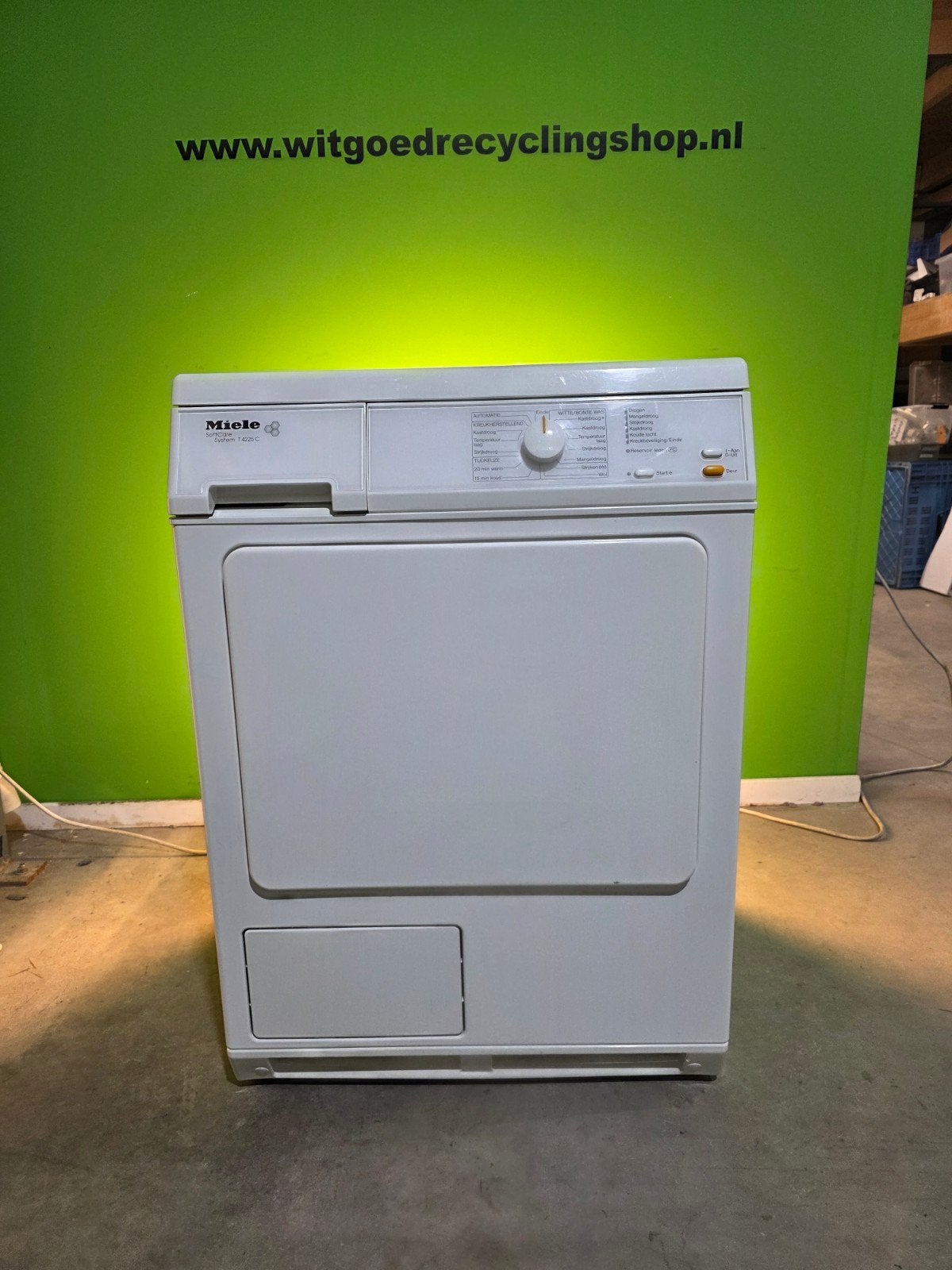 Miele SoftCare System T4225C Refurbished Wasdroger, Ophalen, 6 tot 8 kg, Info@miele.com, N.b.