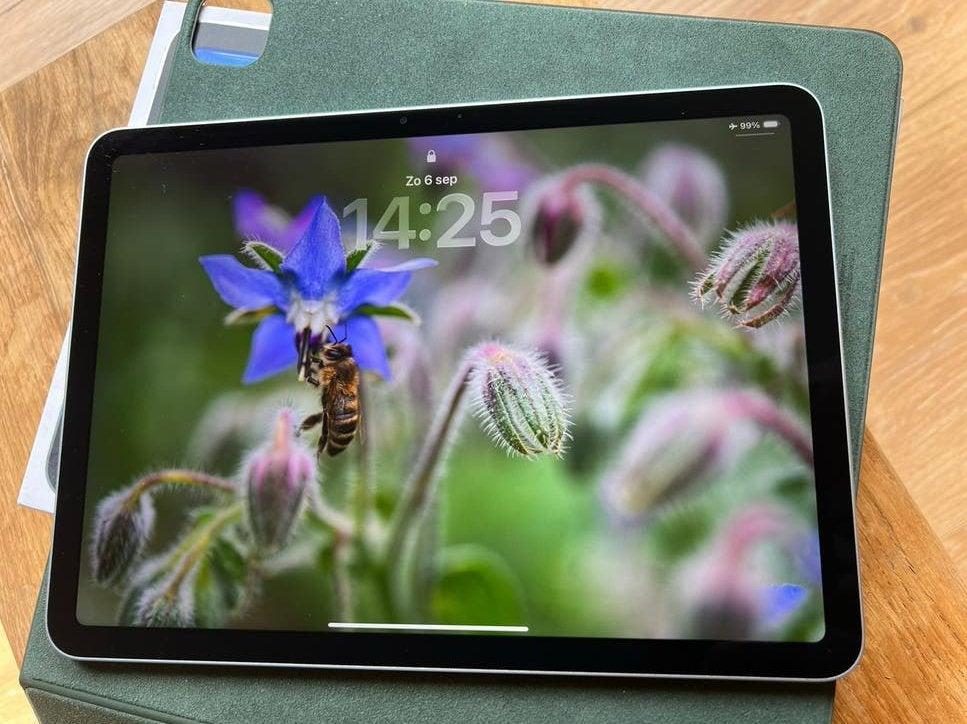 Ipad air m3 2025 model met 256gb geheugen wifi model, Computers en Software, Apple iPads, Blauw, Apple iPad Air, 11 inch, Ophalen of Verzenden