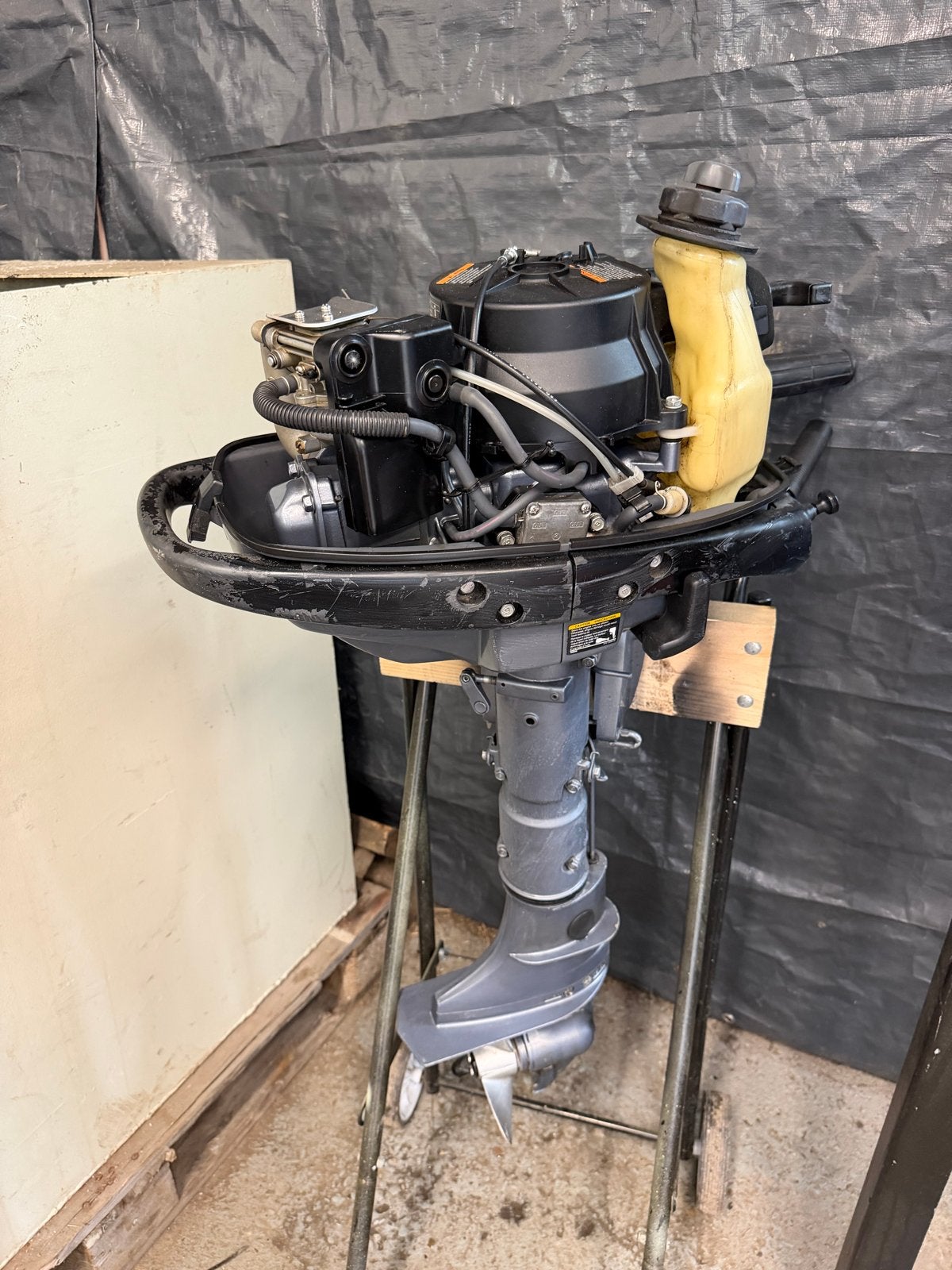 Yamaha 4-takt kortstaart  buitenboordmotor -, Watersport en Boten, Ophalen, Gebruikt, Minder dan 5 pk, Viertaktmotor