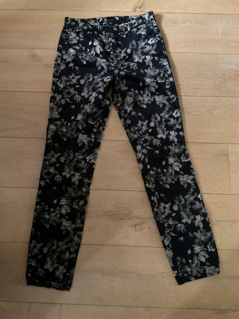 HELE MOOIE ROSNER AUDREY BROEK VELOURSACHTIG MT 36, Zwart, Ophalen of Verzenden, Zo goed als nieuw, Maat 36 (S)