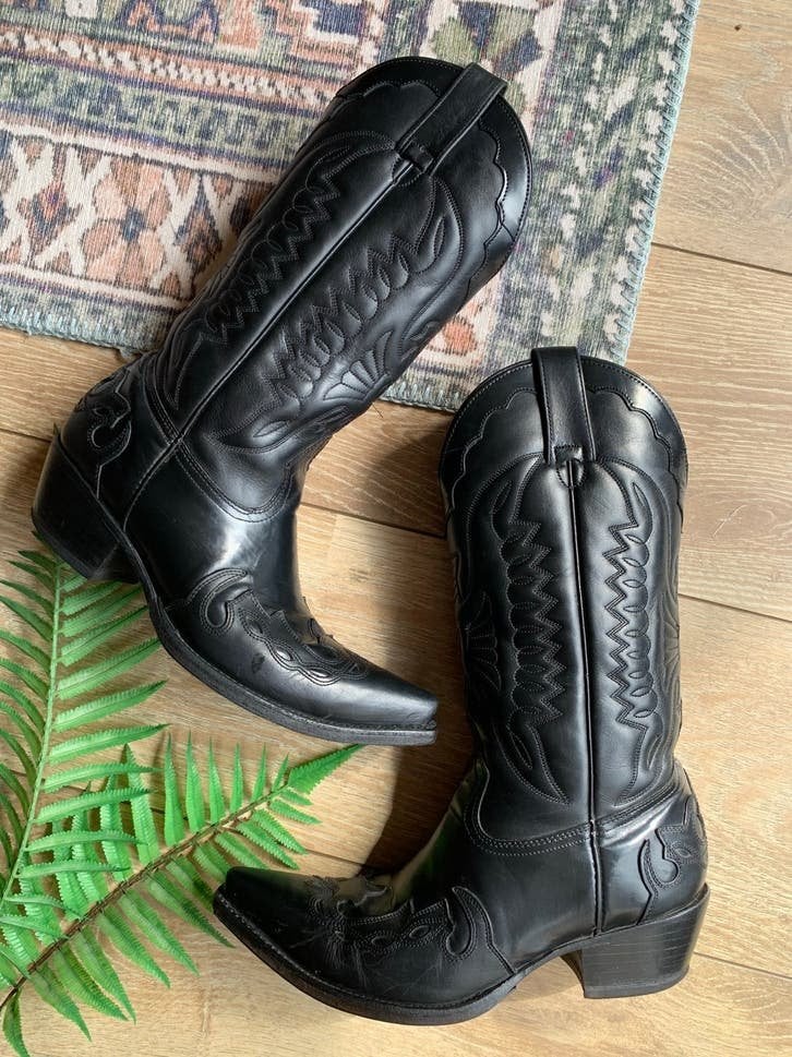 Mexicana cowboylaarzen 39 western boots bohemian laarzen, Hoge laarzen, -, Zwart, -