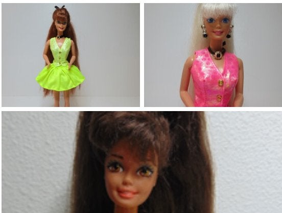 3 verschillende Mattel Cut and Style Barbie Teresa, Verzamelen, Verzenden, Gebruikt, Pop