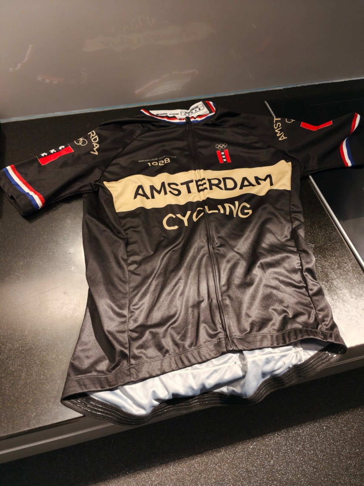 Amsterdam Cycling retro wielershirt, Fietsen en Brommers, Ophalen of Verzenden, Bovenkleding