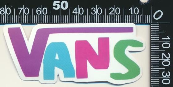 Sticker: Vans (144), Verzamelen, Stickers, Zo goed als nieuw, Bedrijf of Vereniging, Ophalen of Verzenden