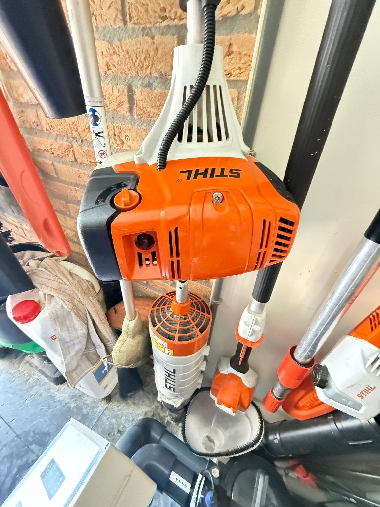 Stihl combi-system  engine KM 131 R, Tuin en Terras, Bosmaaiers, Gebruikt, Benzine, Ophalen