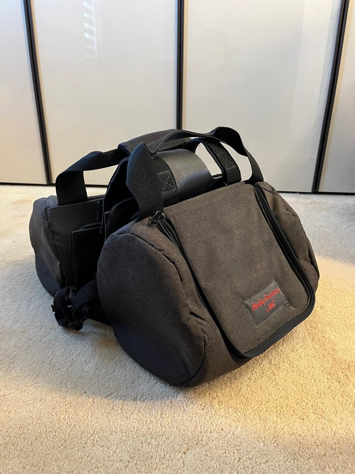 Harley Davidson SAC motortas voor achterop Fat Bob, Ophalen of Verzenden, Gebruikt