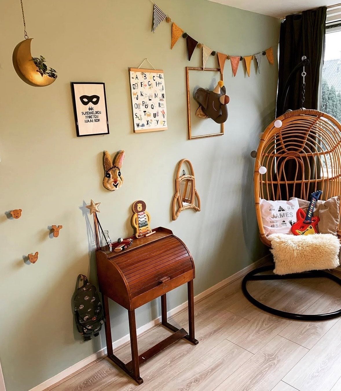 Vintage kinder secretaire, Ophalen, Gebruikt