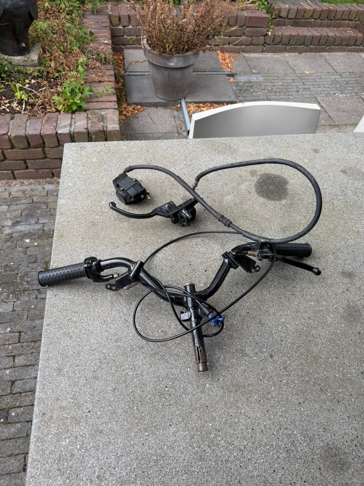 Zip stuur+remkabel, Fietsen en Brommers, Fietsaccessoires | Bagagedragers, Ophalen, Zo goed als nieuw