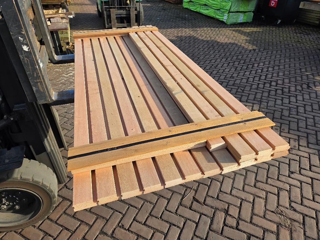Meranti raamprofiel rp2 4.0x9.0 cm - nr: HB39, Doe-het-zelf en Verbouw, Hout en Planken, Ophalen, Overige typen, Nieuw, 200 tot 250 cm