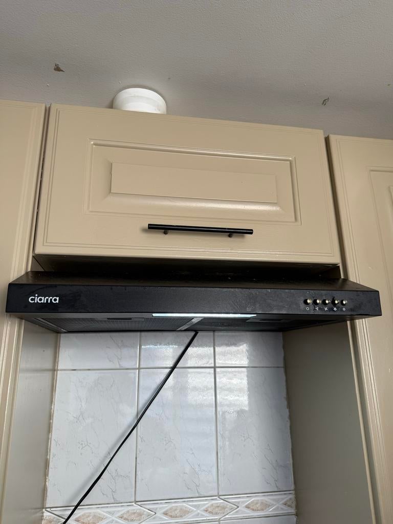 Complete keuken set: oven, kookplaat, afzuigkap, Ophalen, Gebruikt, Hete lucht, 60 cm of meer