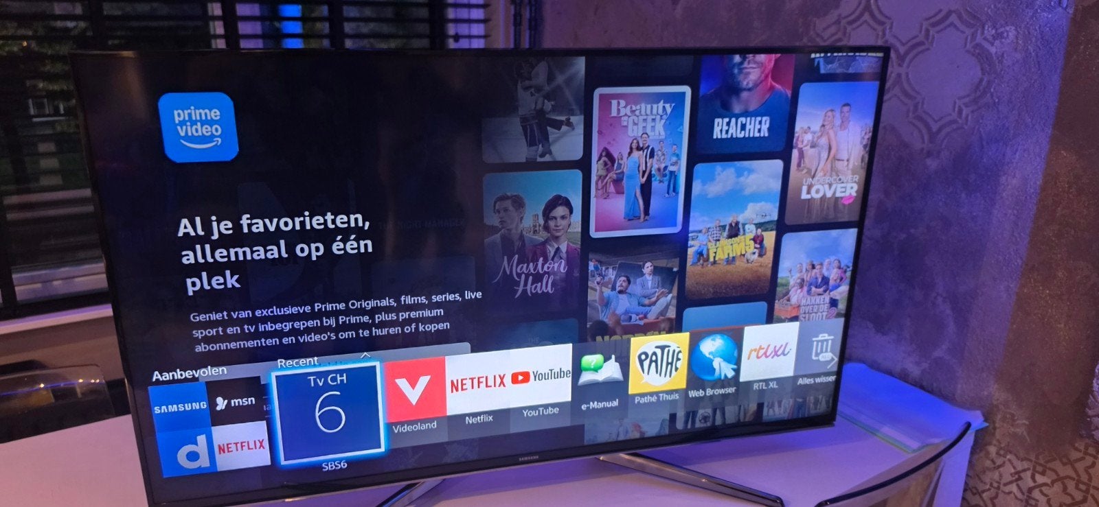 Samsung UE48H6640SL Smart TV - 48 inch Full HD LED, LED, Ophalen of Verzenden, Zo goed als nieuw, Samsung