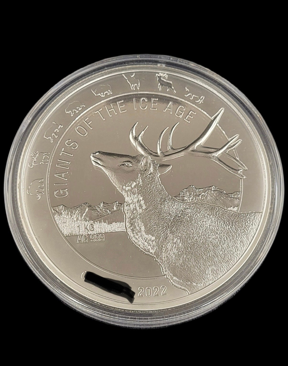 1 kilo munt Ghana 2022 opkage van maar 1000 stuks, Postzegels en Munten, Ophalen of Verzenden, Zilver
