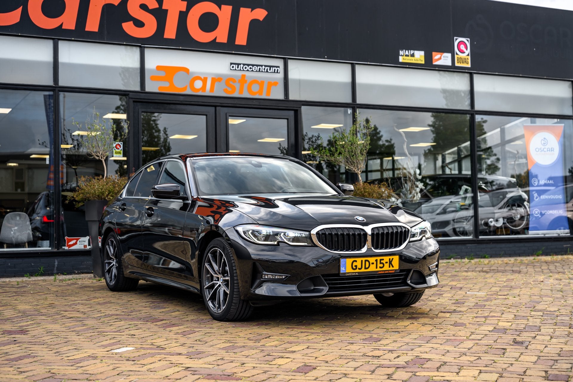 BMW 3-serie 330e High Executive|PANO|MEMORY|292PK, 1998 cc, Achterwielaandrijving, Gebruikt, Zwart