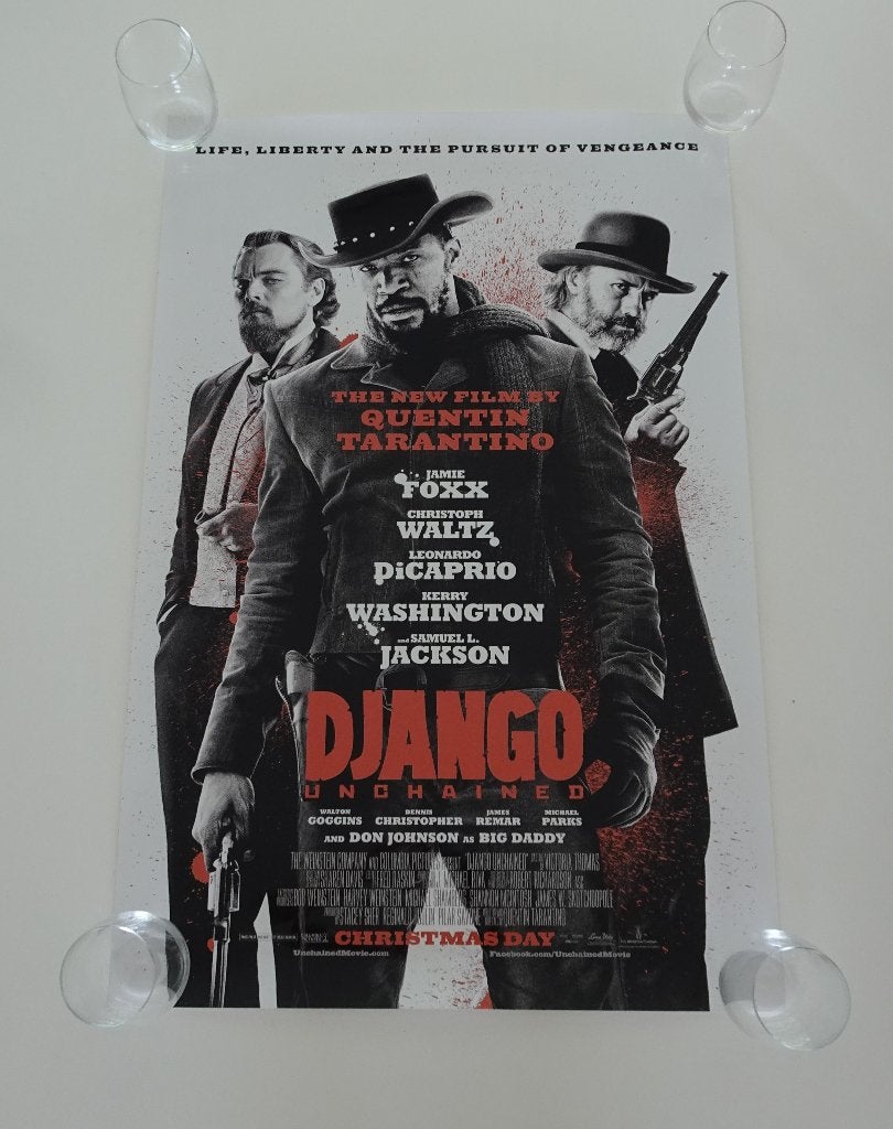 Django Unchained Filmposter, Ophalen, Rechthoekig Staand, Deurposter of groter, Zo goed als nieuw