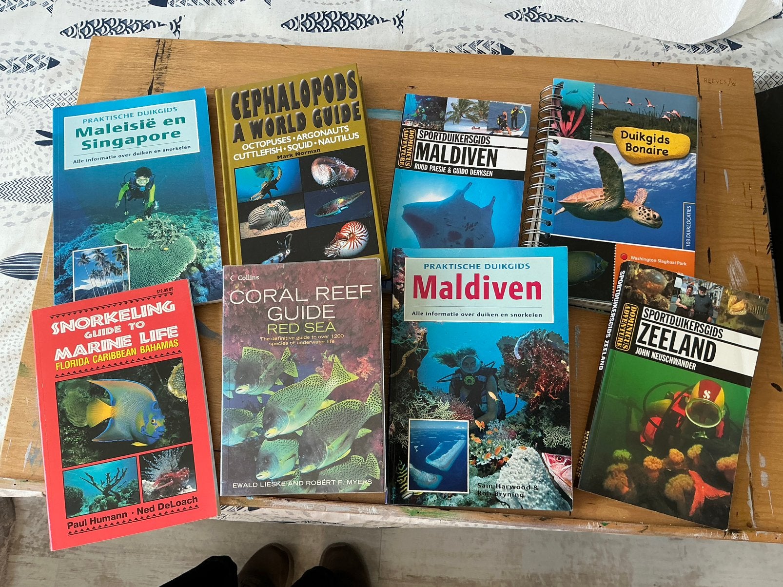 Assortiment boeken voor de duiker., Watersport en Boten, Ophalen of Verzenden, Zo goed als nieuw