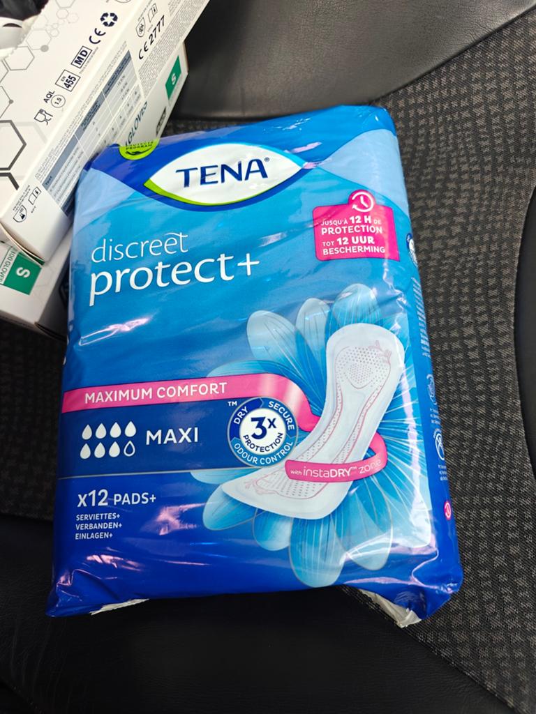 Tena verband 2 soorten, Ophalen
