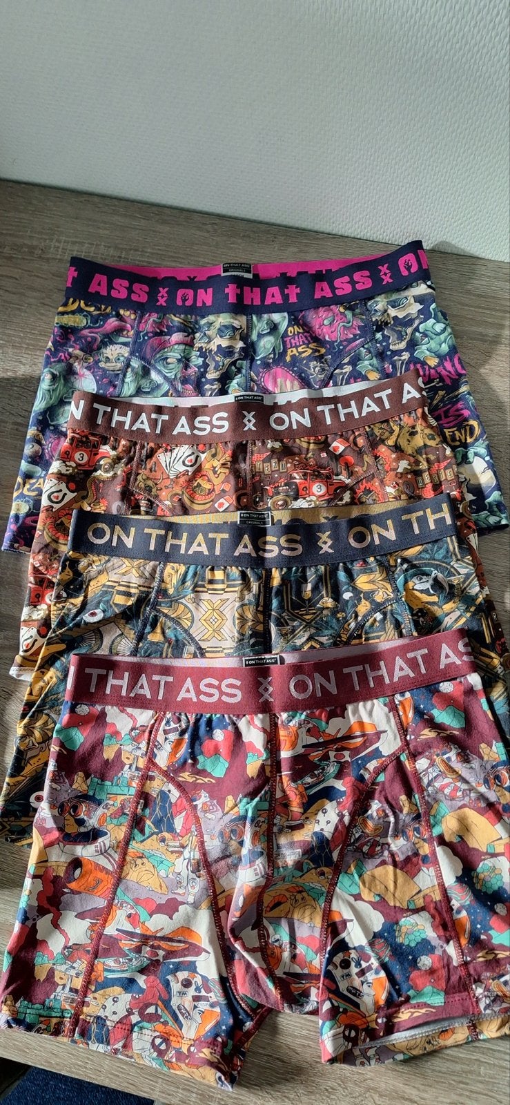 6 OnThatAss Boxers - 2xM, 4xL - Individueel of Set, Ophalen, Meerkleurig, Boxer