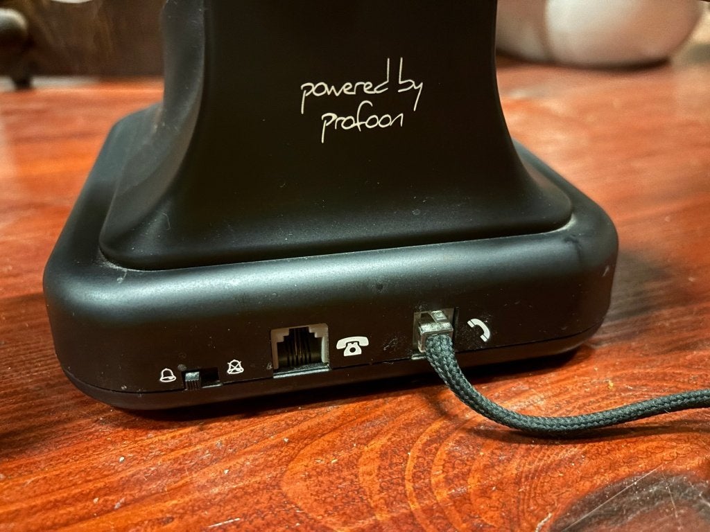 Profoon Graham retro telefoon zwart met druktoetsen, Niet bekend (tweedehands product), Ophalen of Verzenden, Niet bekend (tweedehands product)