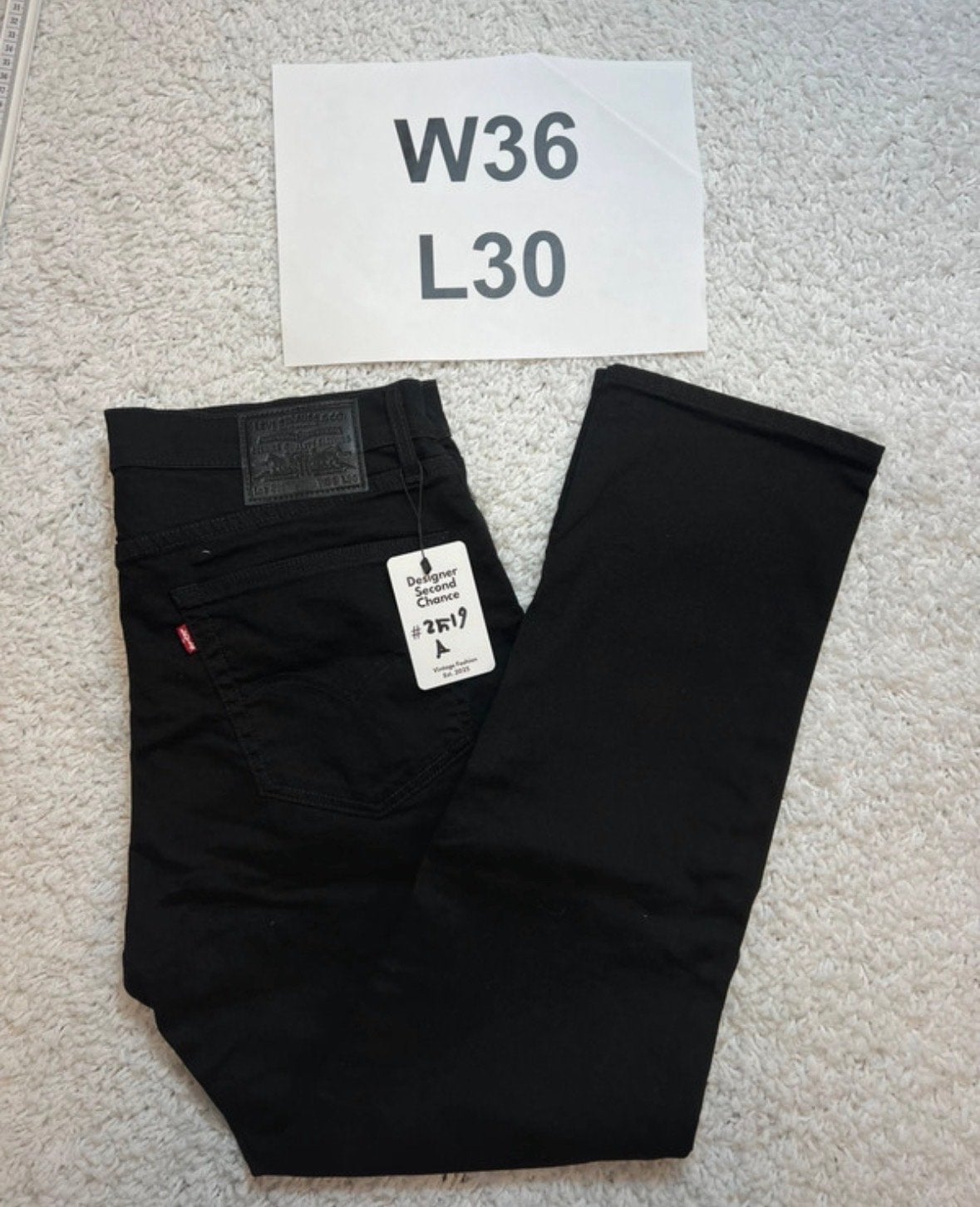Levi's 511 Slim Jeans Zwart W36 L30, W36 - W38 (confectie 52/54), J, Verzenden, Zwart