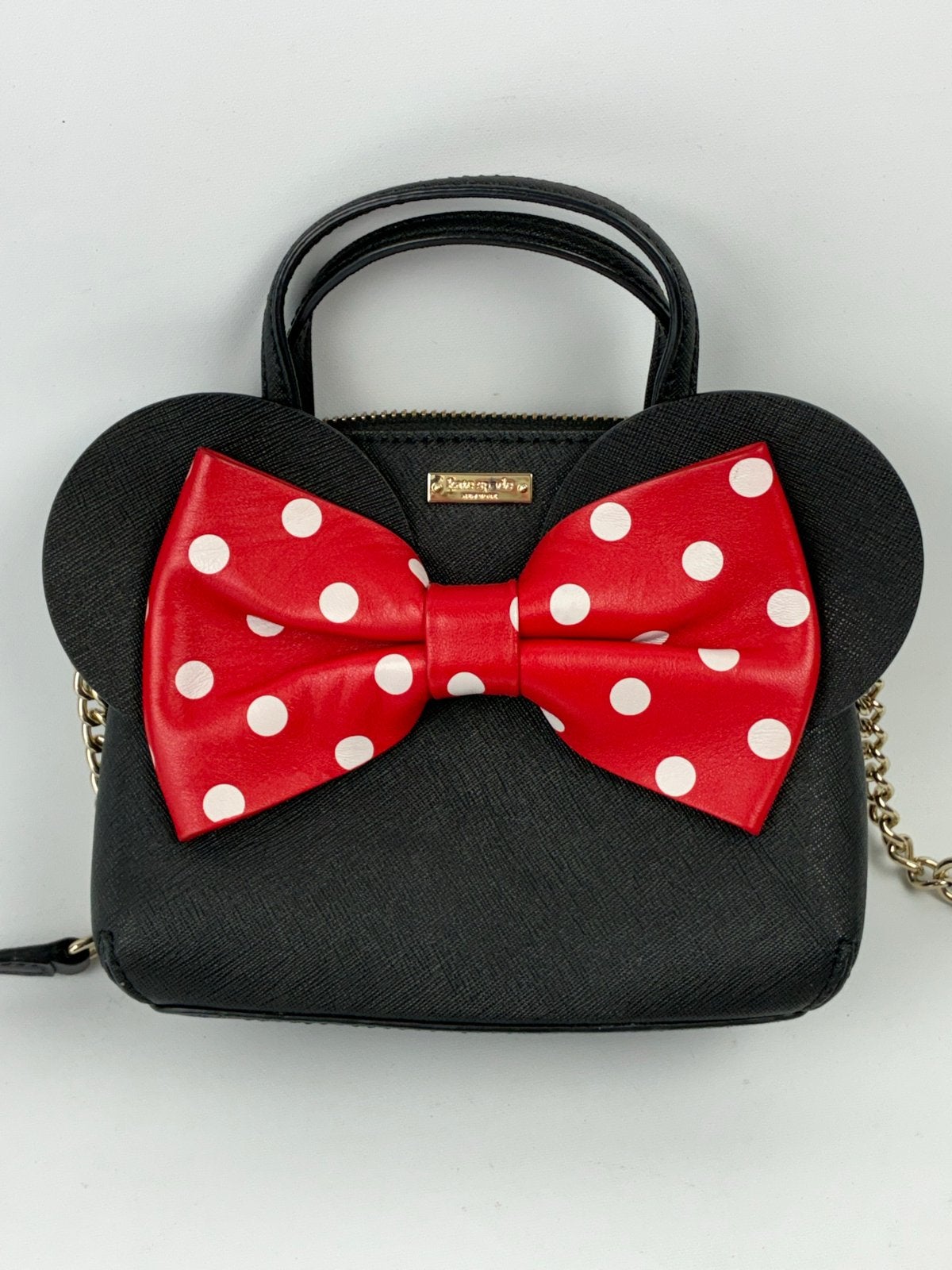 Kate Spade Disney Minnie Mouse Crossbody Tasje Zwart, Ophalen of Verzenden, Zo goed als nieuw, Zwart, Schoudertasje