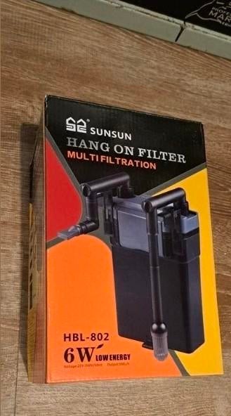 Hang on filter aquarium, Ophalen, Leeg aquarium