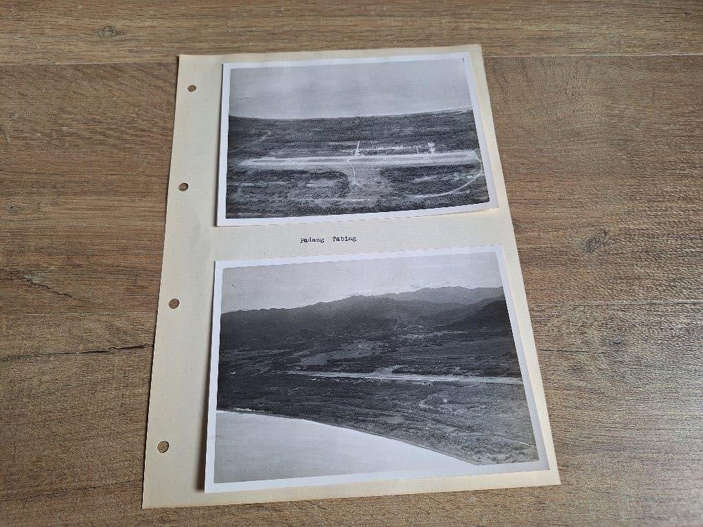 1950 Luchtfoto's Padang Tabing Nederlands Indië, Verzenden, Nederland, Foto of Poster