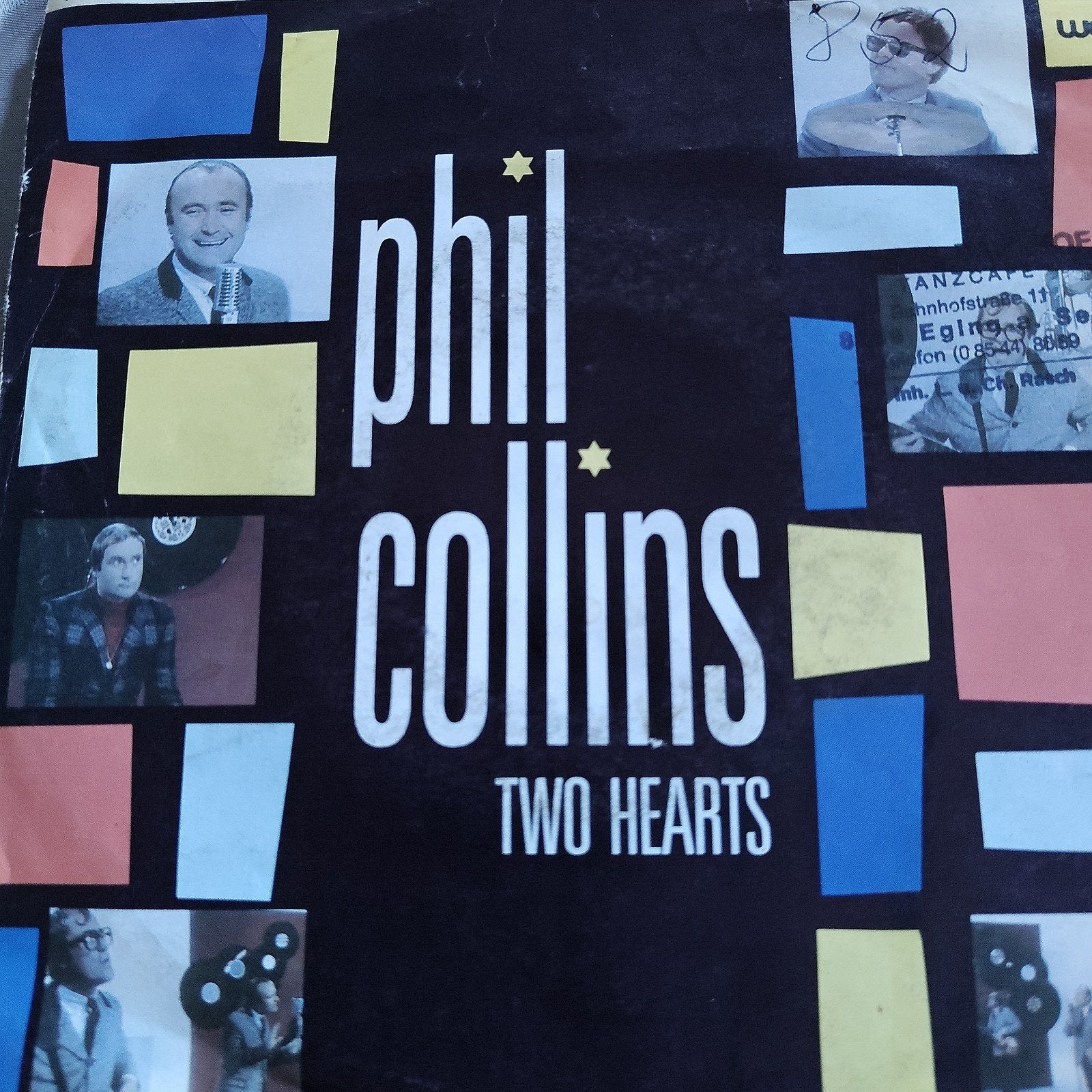 Phil Collins - Two Hearts (Single), Cd's en Dvd's, Vinyl Singles, Ophalen of Verzenden, 1980 - 1989, Gebruikt, 7 inch