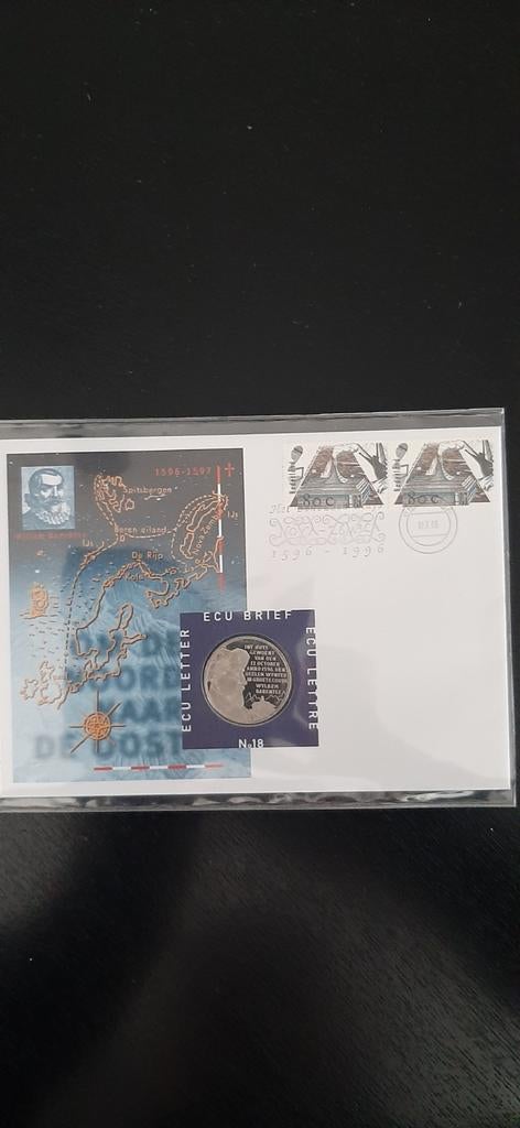 Ecu brief ontdekkingsreizen, Postzegels en Munten, Ophalen of Verzenden, Nederland, Munten