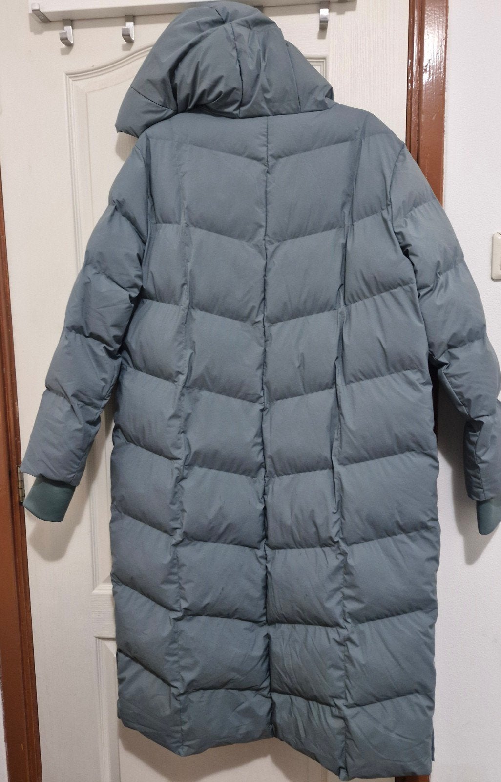 M&S Lange Gewatteerde Jas Maat 42/44 (L) - Douchebestendig, Kleding | Dames, M&S, Ophalen, Zo goed als nieuw, Maat 42/44 (L)