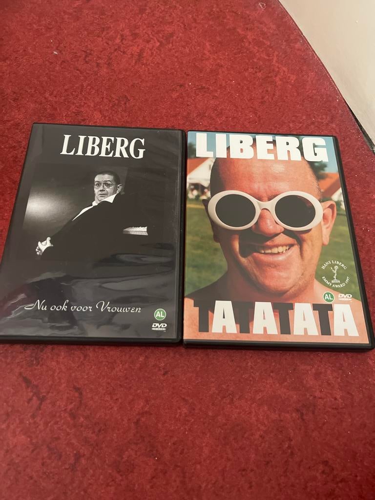 Hans Liberg DVD's: Nu ook voor Vrouwen & Ta Ta Ta, Alle leeftijden, Ophalen of Verzenden, Zo goed als nieuw