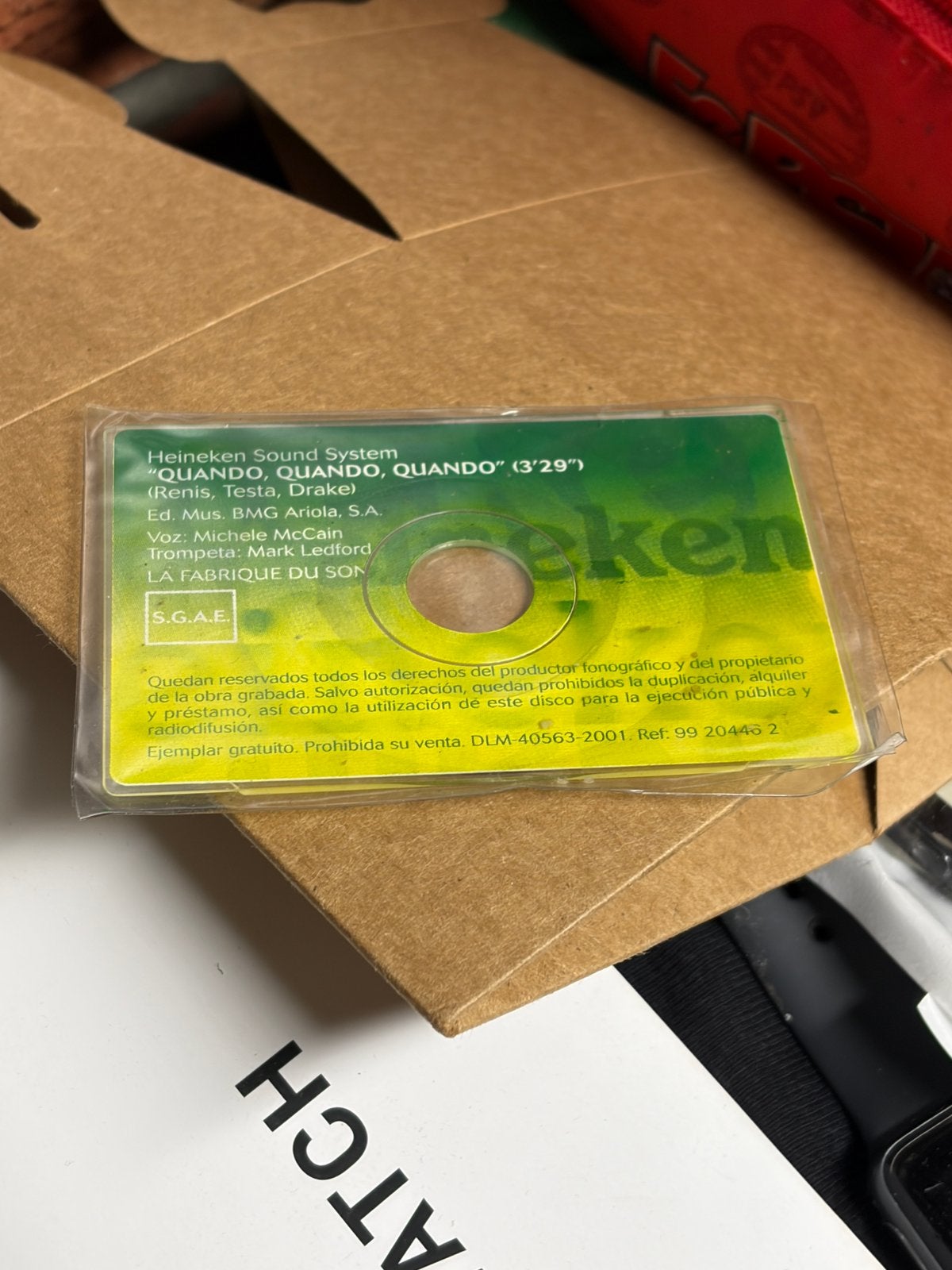 Heineken cd tje, Cd's en Dvd's, Ophalen, Nieuw in verpakking, Overige genres, Single