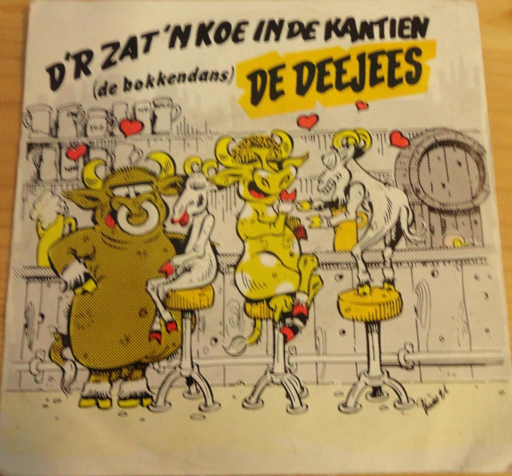 De Dee Jee's > Er zat 'n koe in de kantien, Ophalen of Verzenden, Gebruikt, Nederlandstalig