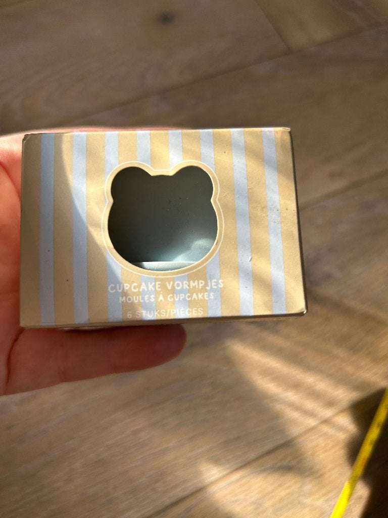 Leuke cupcake vormpjes in de vorm van een beertje, Ophalen of Verzenden, Nieuw, Cupcakes, Bakvorm