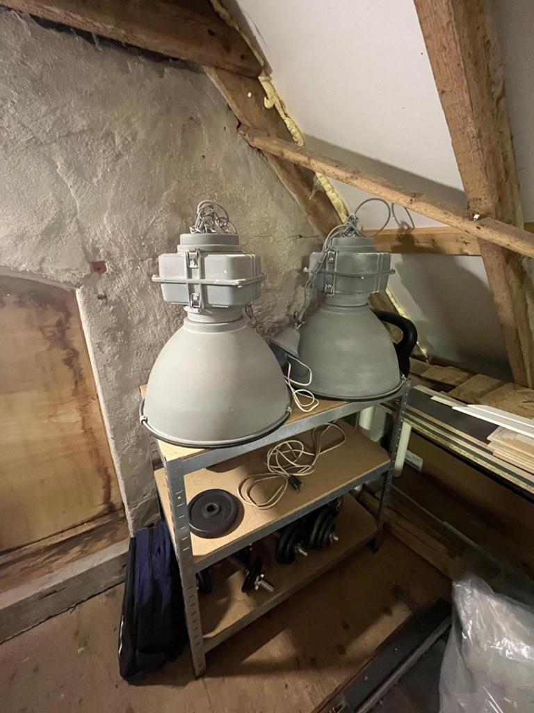 hanglampen steinhauer toronto| Grijs | 2 stuks, Ophalen, Zo goed als nieuw, Metaal