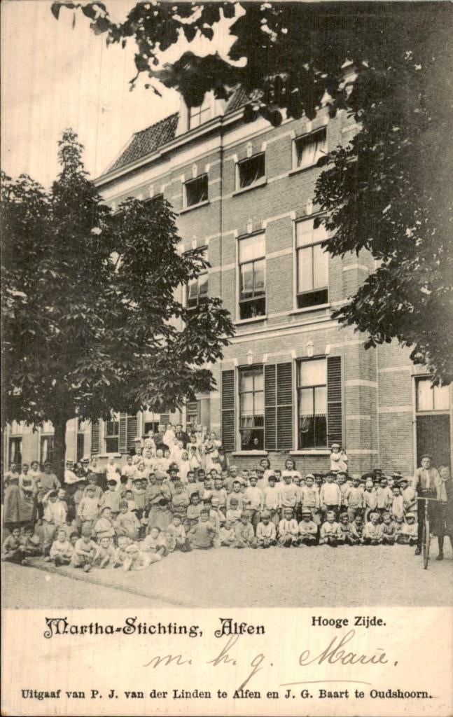 Martha-Stichting - Hooge Zijde, Verzamelen, Ophalen of Verzenden, Voor 1920, Gelopen, Zuid-Holland