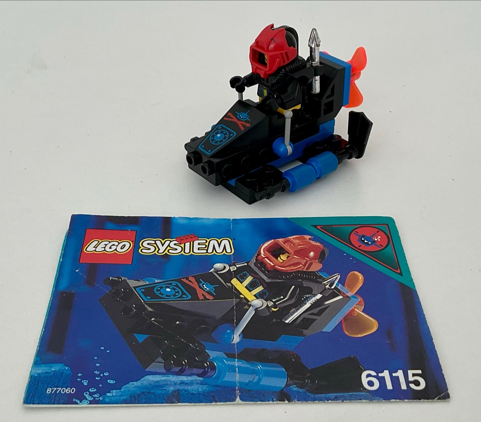 LEGO 6115: Onderwater duiker (Aquasharks: Shark Scout), Ophalen, Gebruikt