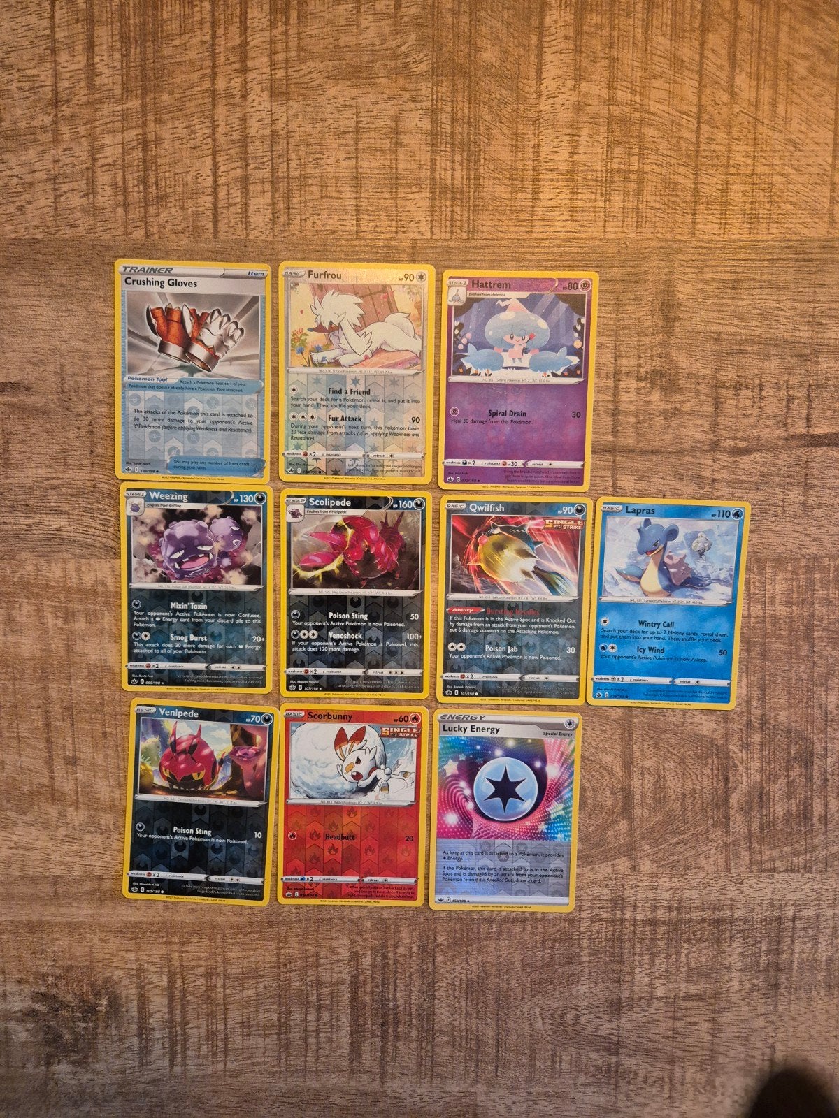 Pokémon Kaarten Bundel - Chilling reign, Ophalen of Verzenden, Gebruikt, Meerdere kaarten