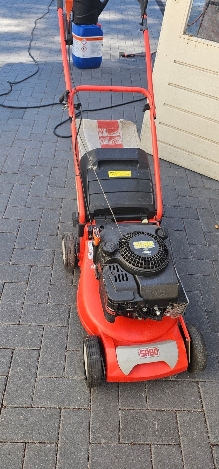 Sabo grasmaaier opknapper - start maar valt uit, Tuin en Terras, Grasmaaiers, Cirkelmaaier, Gebruikt, Ophalen, Sabo