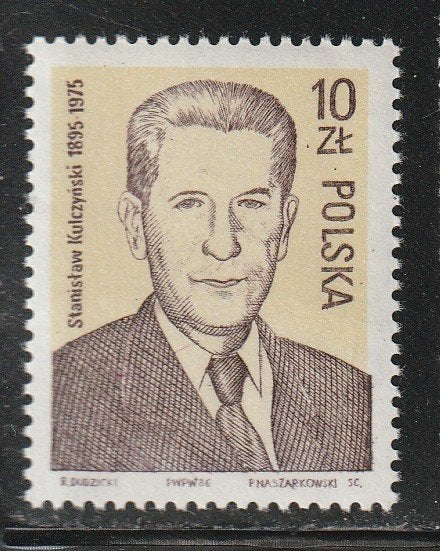 Polen 1986 - Kulceynski - Politieker, Ophalen, Polen, Postfris
