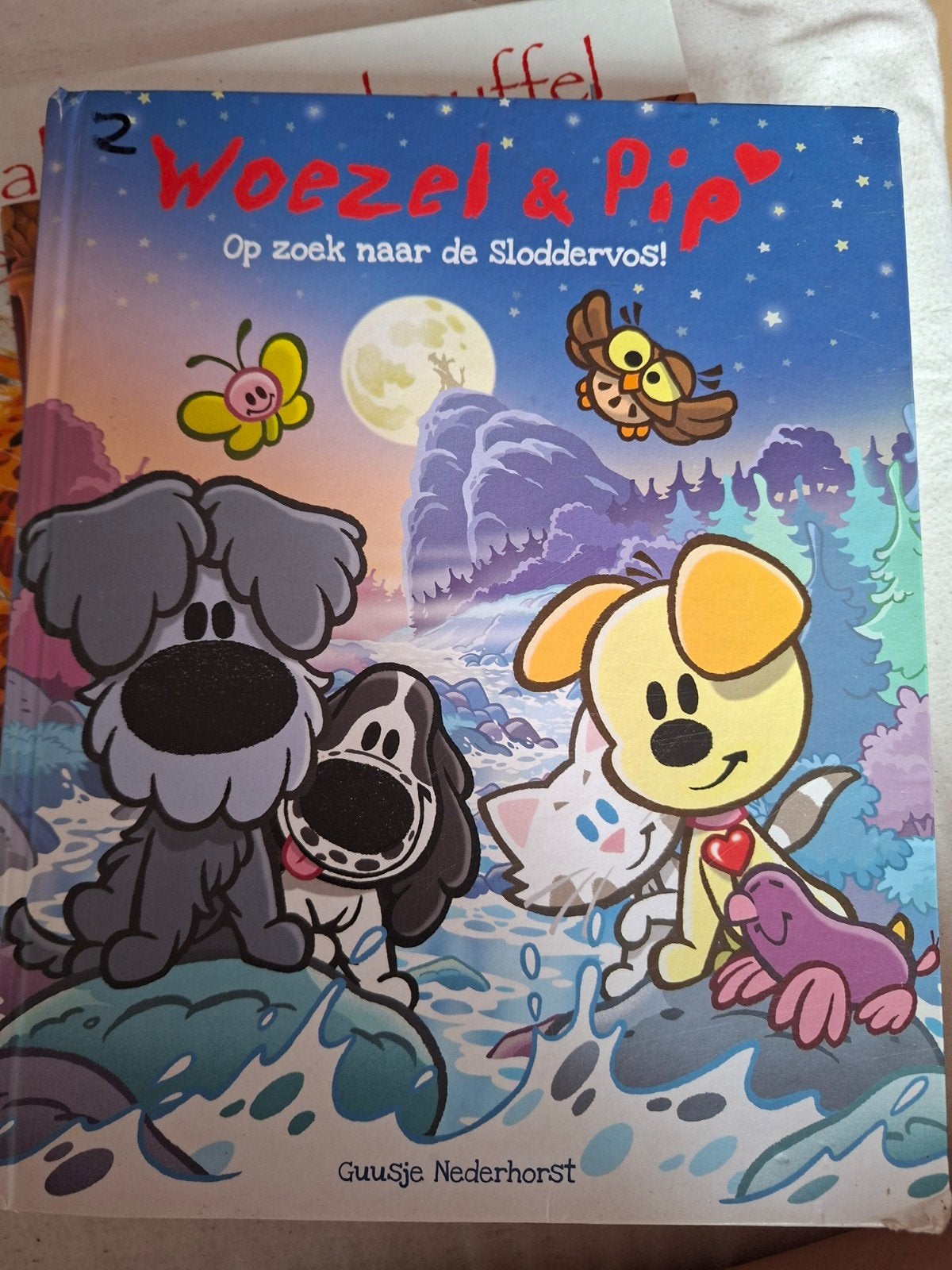 Woezel & Pip: Op zoek naar de Sloddervos! - Kleurrijk boek, Ophalen, Gelezen, Guusje Nederhorst, Fictie algemeen