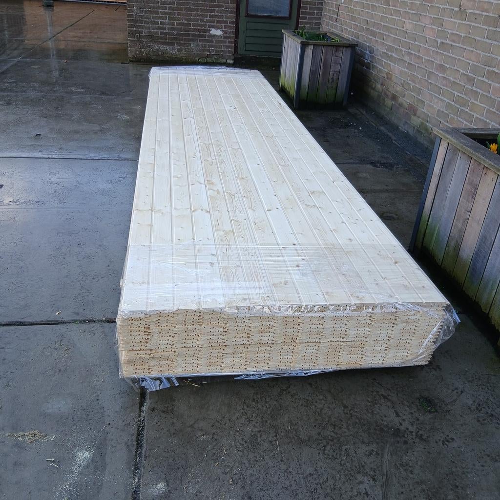 Pakket vuren schrootjes, saunaschroten, saunaschroot 420 cm, Ophalen, Nieuw, Onderdelen