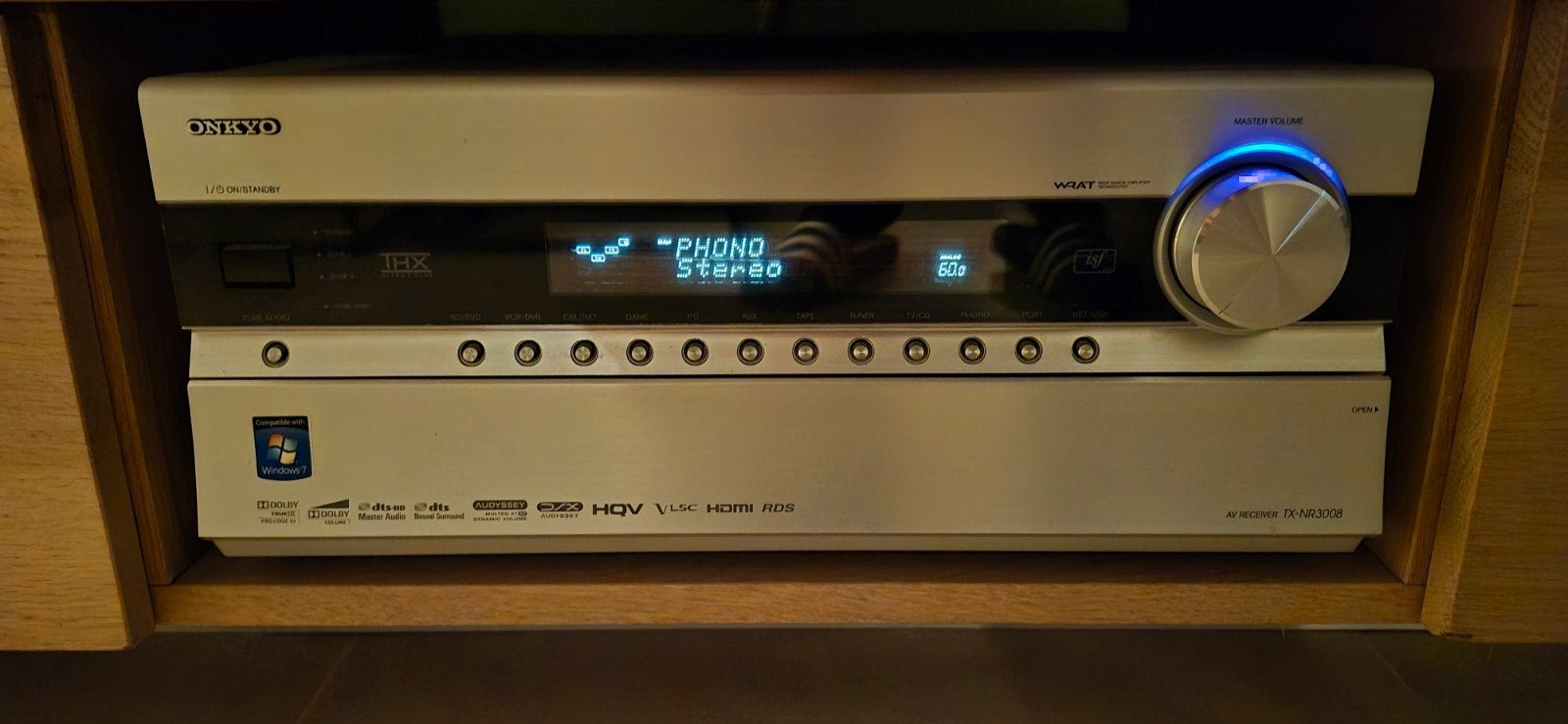 Onkyo TX-NR3008 AV-receiver - Topklasse THX-gecertificeerd, Ophalen, 120 watt of meer, Onkyo, Gebruikt