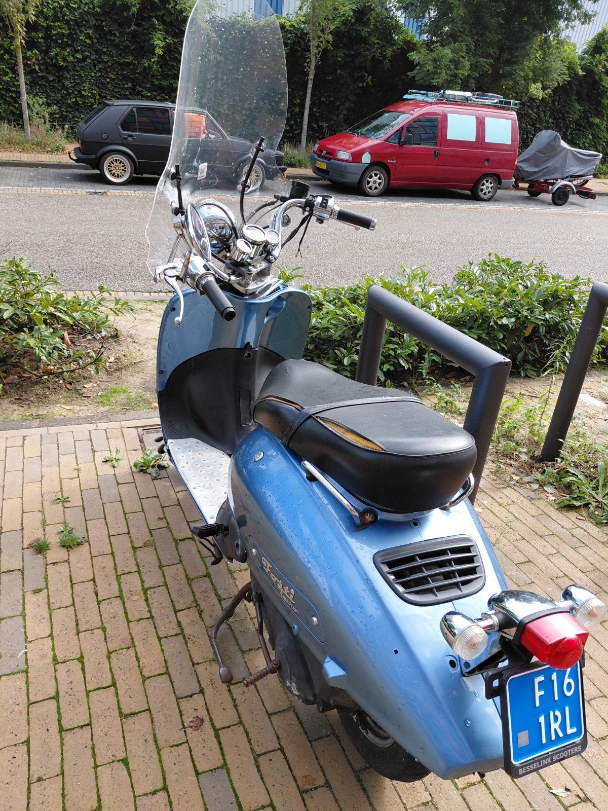 scooter grande retro model. opknapper/voor onderdelen., Gebruikt, Benzine, Ophalen, Overige merken