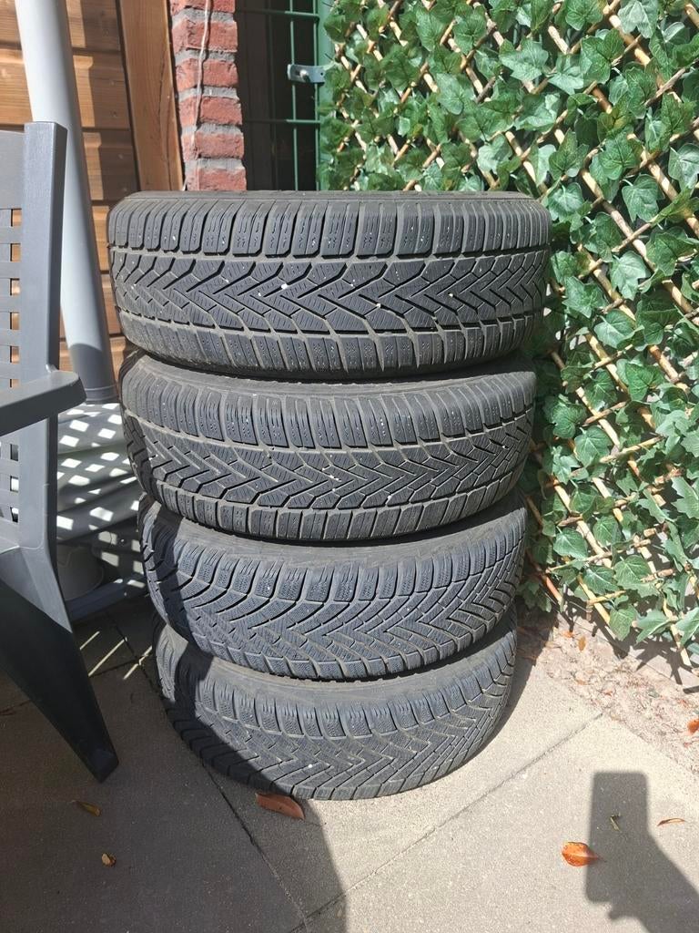 2x Semperit en 2x Vredestein winterbanden, Ophalen, Gebruikt, 13 inch, 175 mm