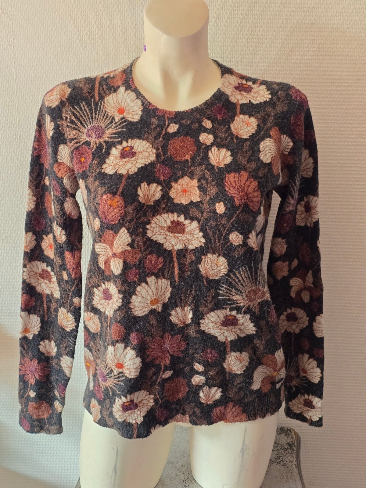 Nümph trui met bloemenprint - Maat M, Maat 38/40 (M), Meerkleurig, Nümph, Ophalen of Verzenden